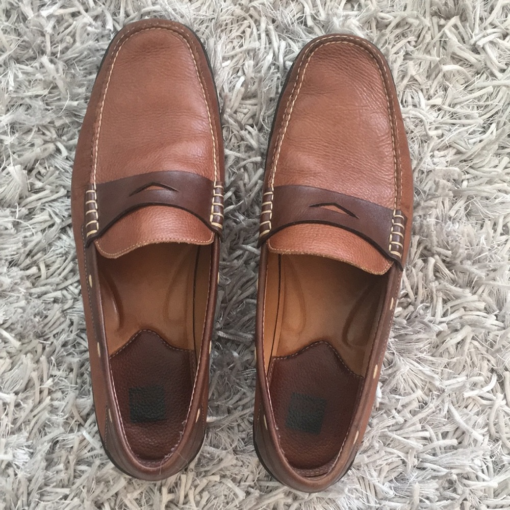 Johnston & Murphy Leather Driving Shoe